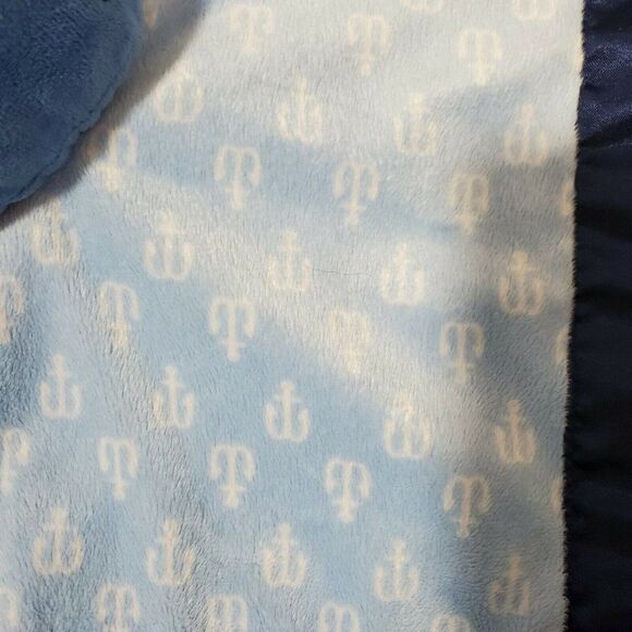 Cloud Island Whale Lovey Security Blanket Anchors - Picture 5 of 8